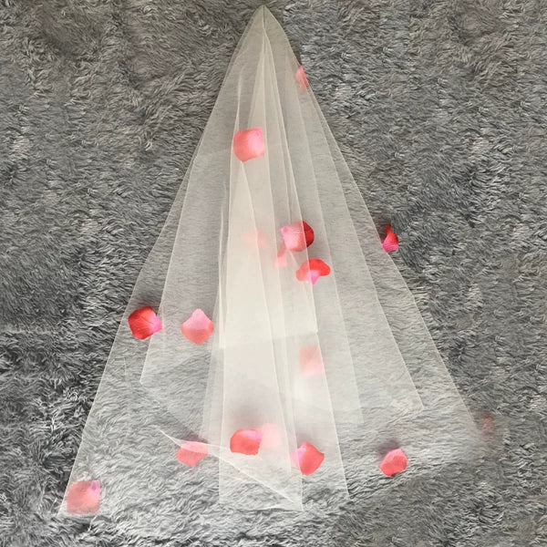 Elegant Korean Short Bridal Veil - Image 2